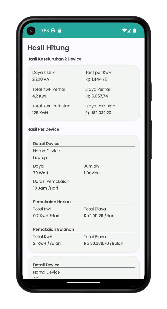 screenshot listrik 5