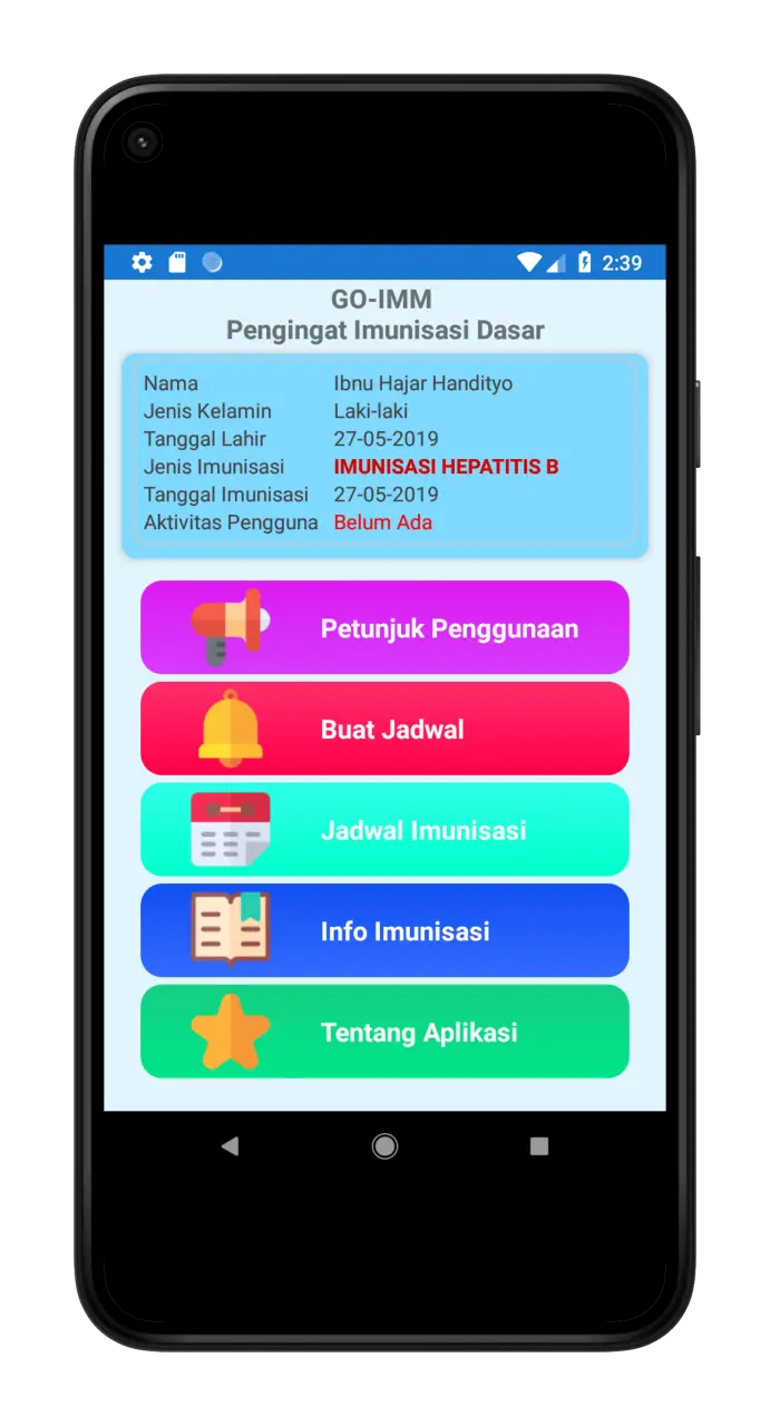 Tangkapan layar GO-IMM 1