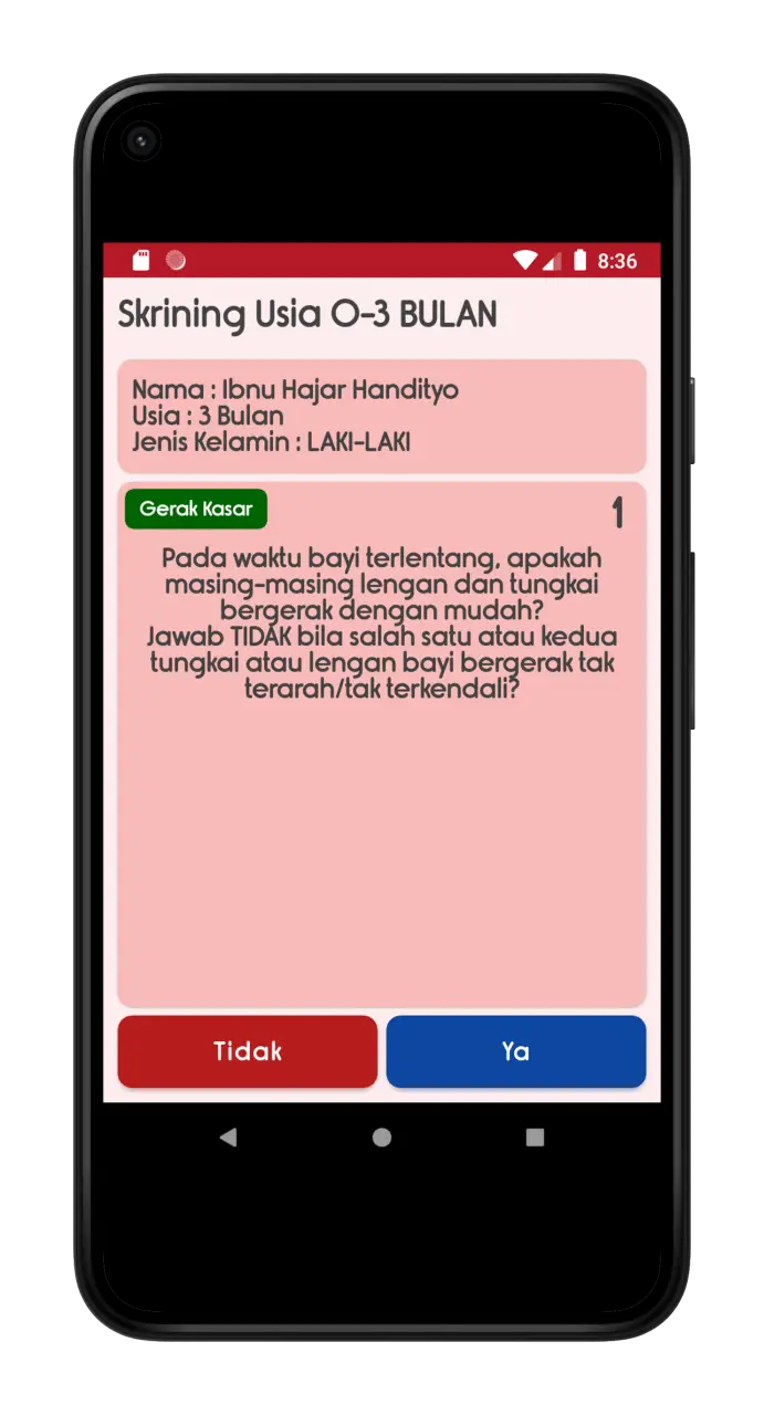Tangkapan layar SAPA 2